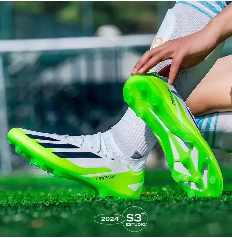 Tênis de treinamento interno profissional para homens, sapatos de futebol originais, botas de campo, ao ar livre, grampos sociais, rápidos