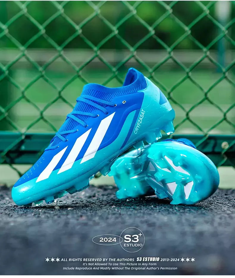 Tênis de treinamento interno profissional para homens, sapatos de futebol originais, botas de campo, ao ar livre, grampos sociais, rápidos