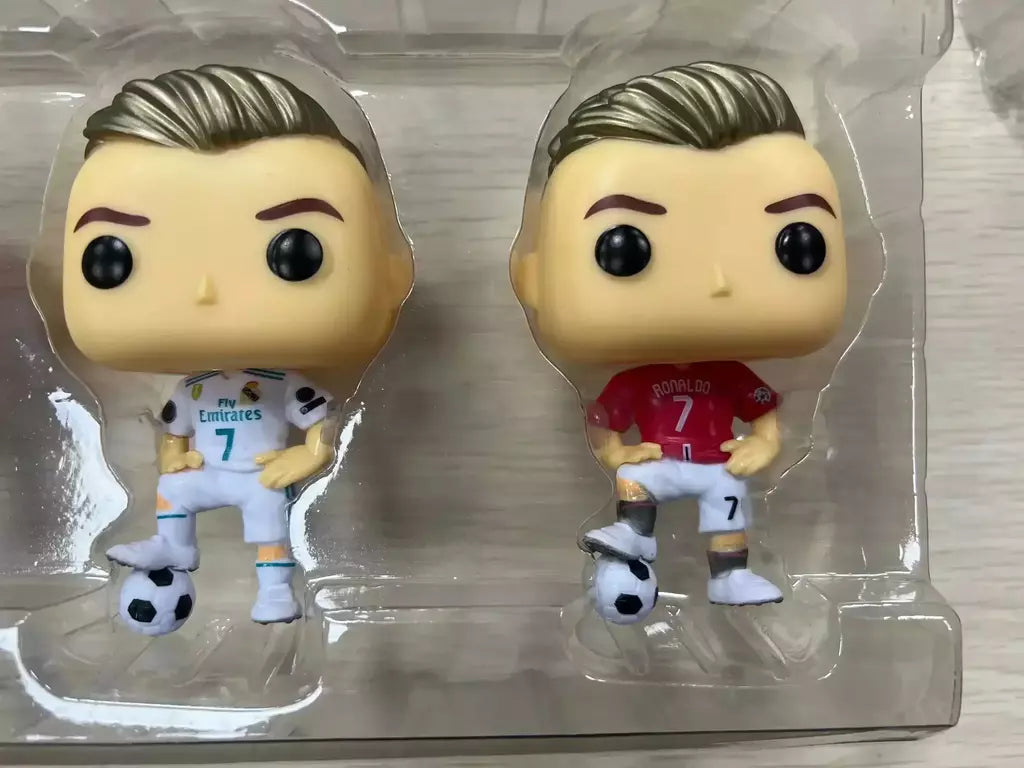 Ronaldo-Action Figure for Kids, Funko Pop, Portugal, Real Madrid, Juventus, Rivor, Manchester United, United, Vinil, Fã, Presentes de sonho, #7