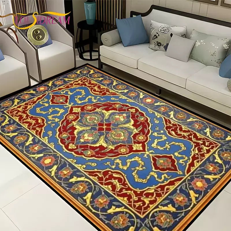 Tapete Persa Vintage para Sala de Estar, Quarto, Boêmia, Turco, Marrocos, Tapet