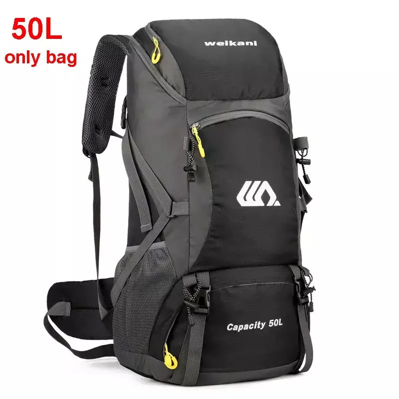 50l mochila de viagem acampamento dos homens grande caminhadas saco turista à prova dwaterproof água esportes ao ar livre escalada montanhismo saco bagagem