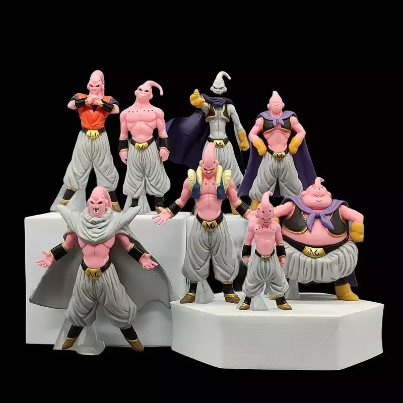 Aleatório 1pc dragon ball z anime figura majin buuu gordura buu figuras de ação boneca coleção pvc modelo brinquedos para crianças presentes adultos