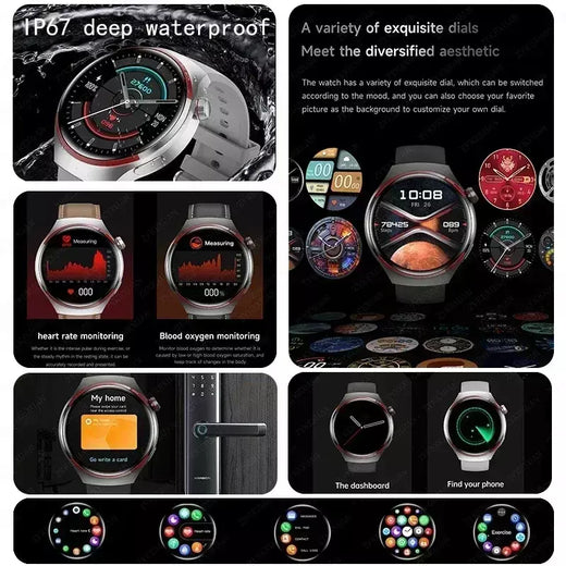 Xiaomi relógio 4 pro relógio inteligente para pro amoled tela hd bluetooth chamada gps nfc freqüência cardíaca esportes smartwatch homem 2024 novo