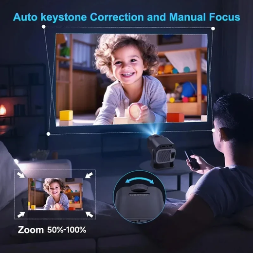 2025 4K Android 11 Projetor Nativo 1080P 390ANSI HY320 Dual Wifi6 BT5.0 1920*1080P Cinema Projetor portátil atualizado HY300
