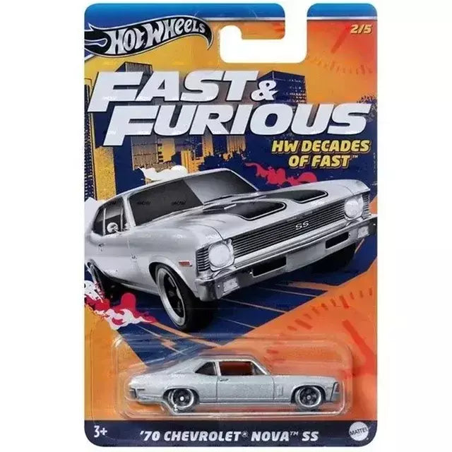 Hot Wheels Carros Velozes e Furiosos HNR88-E F G H J TOYOTA SUPRA NISSAN SKYLINE GTR (BNR34) Diecast Modelo de Veículo Carros Brinquedos Meninos Presente