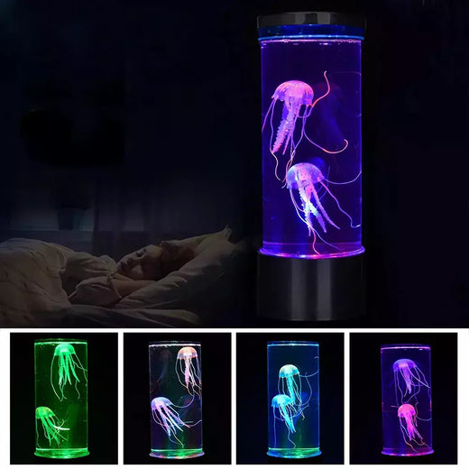 Color Changing Jellyfish Lamp, USB Battery Powered Table Night Light, Presente das Crianças, Home Bedroom Decor, Presentes de Aniversário, Meninos e Meninas