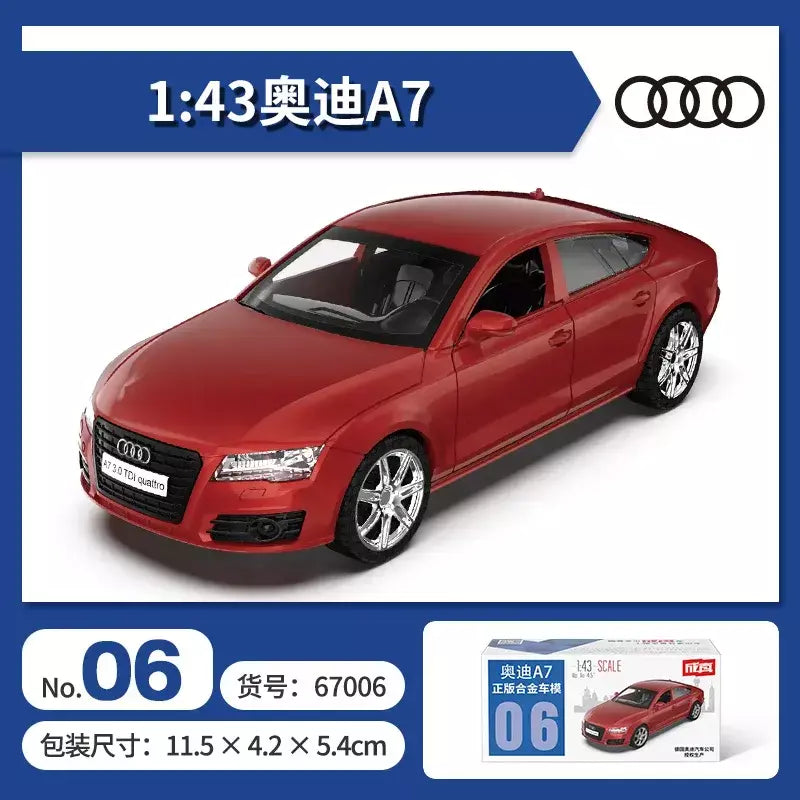 Msz 1:43 bmw m4 e-tron gt aventador modelo de suspensão carro clássico modelo de carro estático liga fundição modelo de carro coleção presente brinquedo