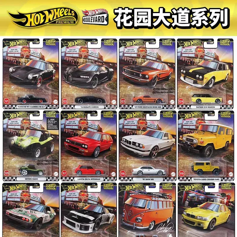 Mattel Hot Wheels Premium Boulevard 1/64 Boulevard 21-25 TOYOTO MAZDA Série Carro Colecionável Brinquedos Veículo Diecast
