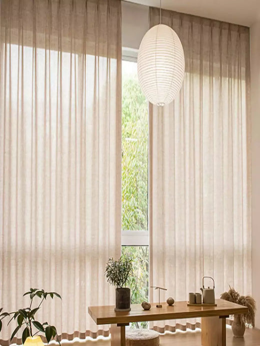 Espessamento algodão e linho Semishading Cortinas, estilo coreano, Fit para Quartos, salas andcurtains e poliéster
