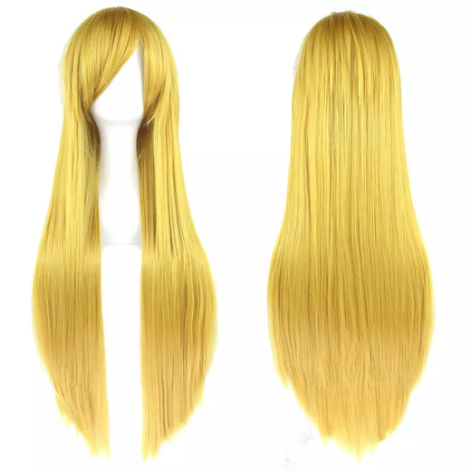 80cm longo cabelo sintético branco roxo cosplay perucas festa cabelo preto para mulheres peruca reta peruca