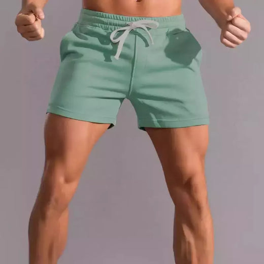 Calção de esportes fitness masculino, algodão americano, cinza, corrida, treinamento, lazer, stretch, agachamento, calça 3/4 masculina, verão