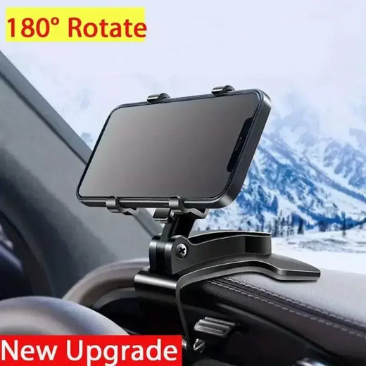 2025 Novo Universal 360 ° Rotação suporte do telefone do carro suporte painel clipe de montagem gps suporte do telefone móvel do carro no carro