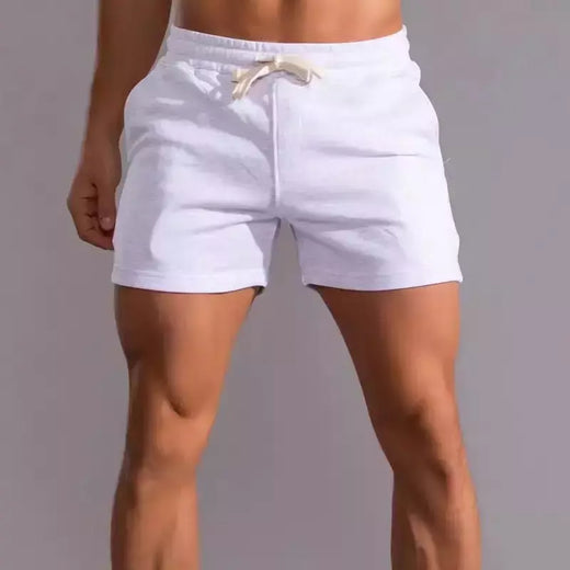 Calção de esportes fitness masculino, algodão americano, cinza, corrida, treinamento, lazer, stretch, agachamento, calça 3/4 masculina, verão