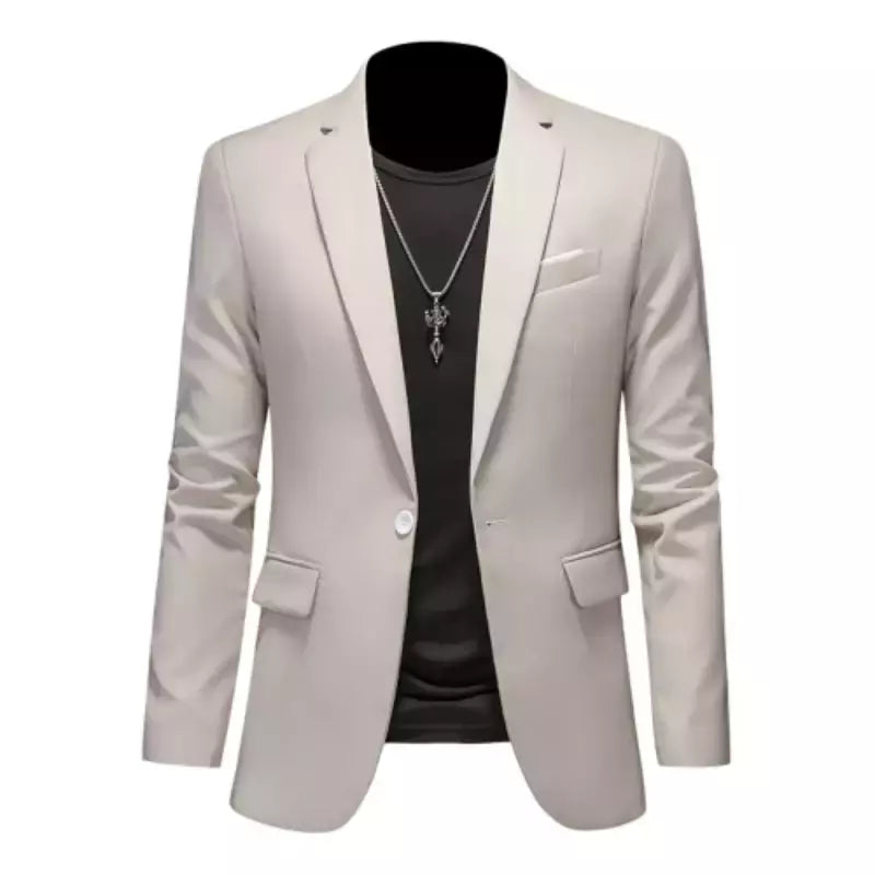 15-color boutique moda terno 6Xslim masculino fino noivo casamento terno jaqueta de escritório de negócios terno casual cor sólida terno jaqueta