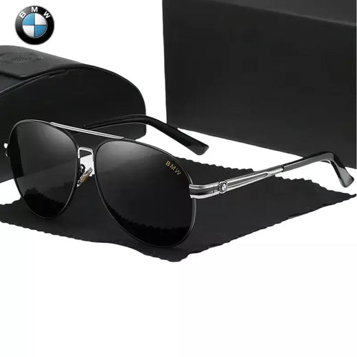 Bwm luxo polarizado óculos de sol masculino uv400 anti-reflexo retro vôo óculos de sol condução ciclismo pesca caminhadas ao ar livre óculos de sol