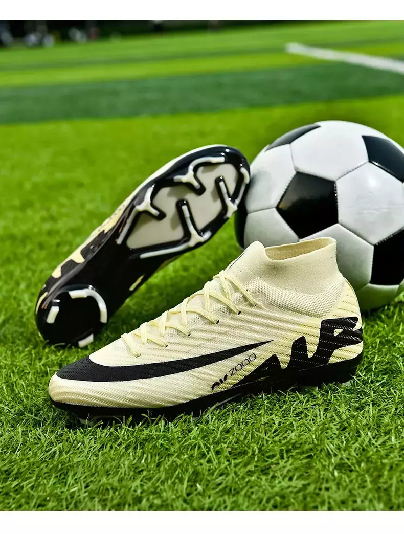 Sapatos de futebol antiderrapantes profissionais para homens, botas de treinamento Grass Society, grampos de qualidade superior, botas originais, novos