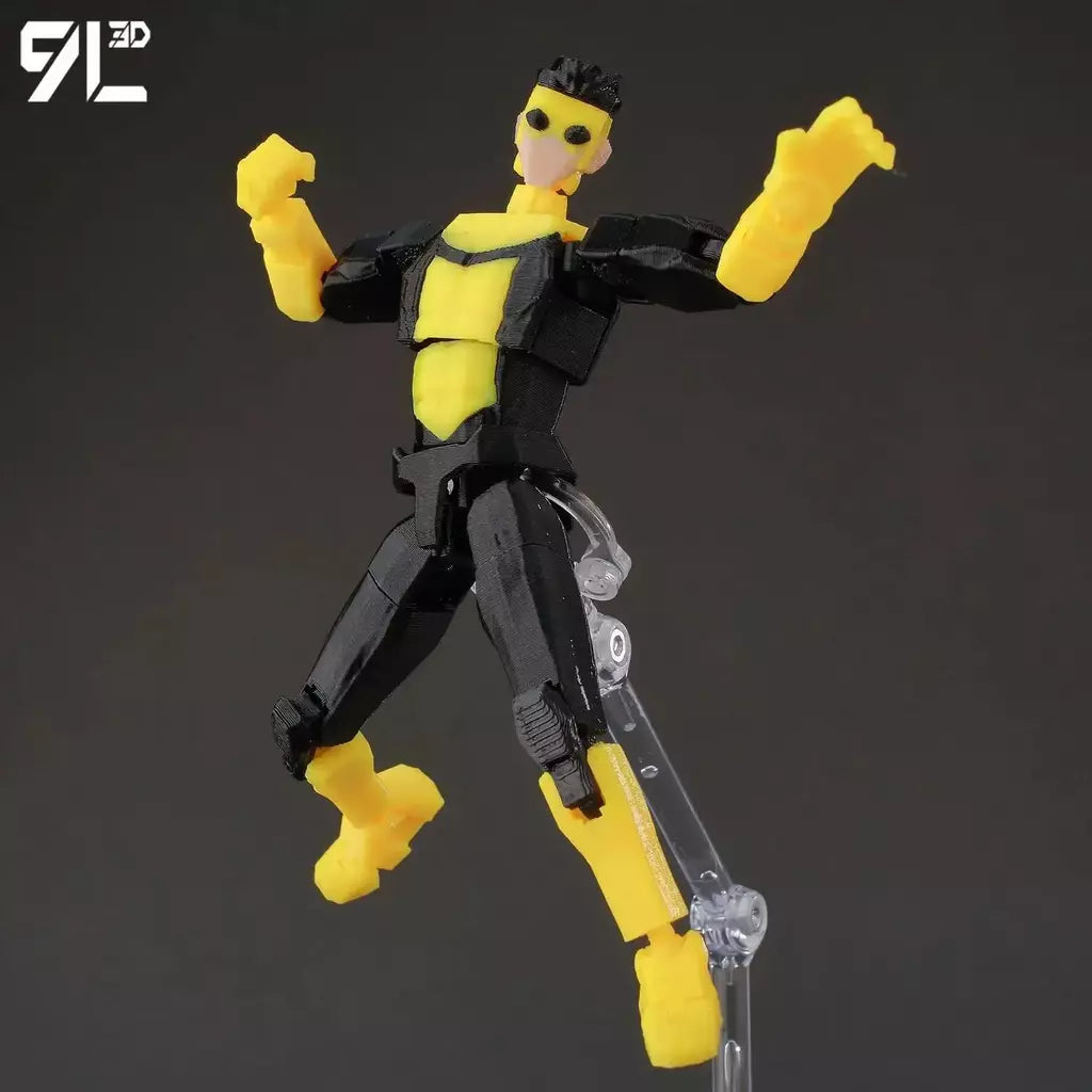 9l3d impresso invincible menino lucky13 manequim13 conquistar lex allen super-heróis anime brinquedos figuras de ação manequim modelo ornamentos
