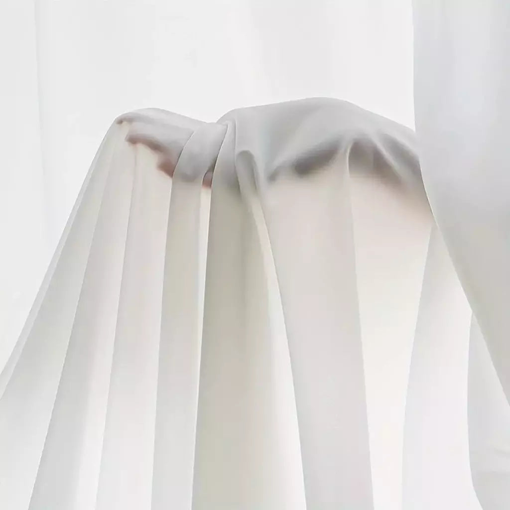 Opaco Branco Privacidade Cortinas transparentes, translúcidas Cortinas, Cortinas filtradas, Quarto, Sala, 1 Peça