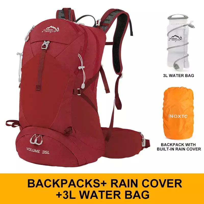 Mochila impermeável de montanhismo para homens e mulheres, Bolsa de esportes ao