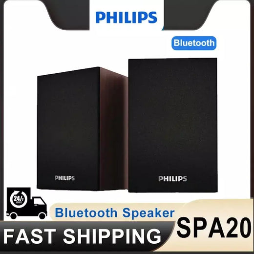 Philips SPA20 Alto-falante Bluetooth com som surround de 360 graus Bluetooth estéreo sem fio para computador Macbook laptop