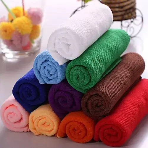Pano De Mão De Cara De Algodão De Fibra Macia, Toalhetes De Banho Práticos, Pano De Mão De Praia, Acessórios De Banheiro De Casa, 10Pcs