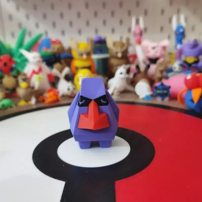 Anime pokemon nosepass probopass figura proporção mundo 1:20 diy impressão 3d personagem kawaii decoração de mesa modelo brinquedo presente