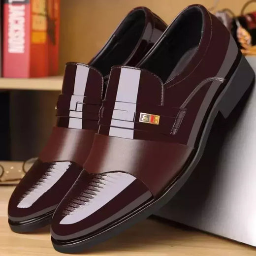 Sapatos de couro masculino, Formal Oxfords, Clássicos, Pontudo, Vestido, Casamento, Negócios, Casual, Escritório, Trabalhar