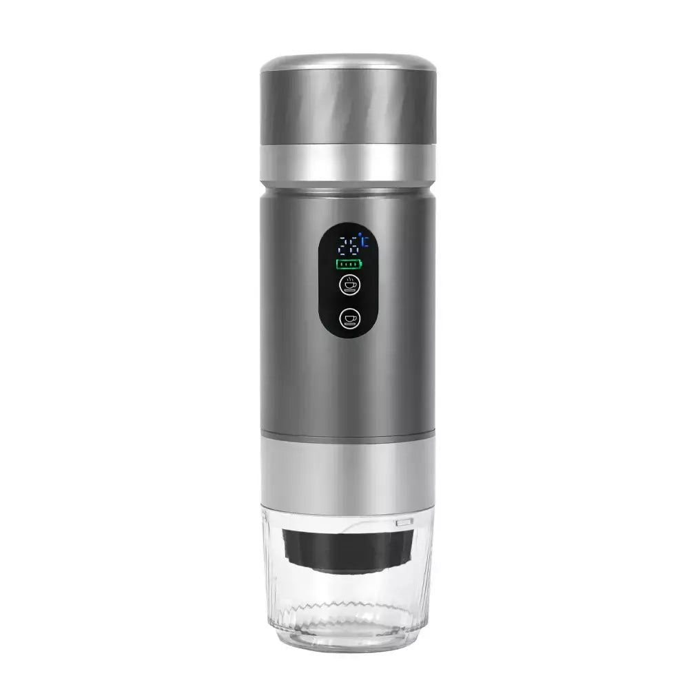 Máquina de café expresso elétrica portátil 72w, para carro e casa, acampamento, cafeteira 3 em 1, cápsula em pó, viagem, cafeteira