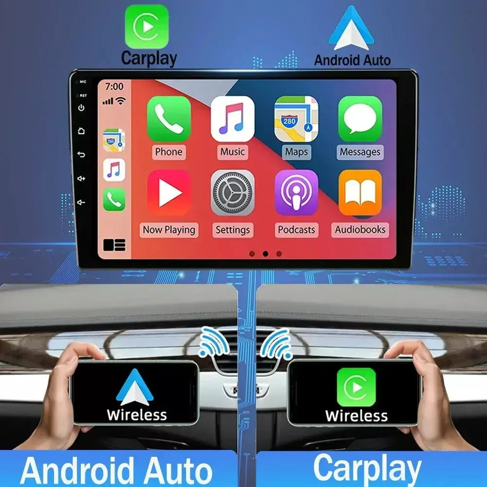 9.7 "carro para ford fiesta mk 7 2008-2019 android 15 auto rádio do carro reprodutor de vídeo multimídia navegação estéreo 4g bt wifi estéreo gps