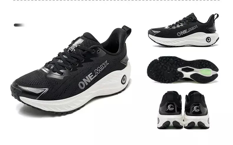 Onemix tênis de corrida casual respirável verão sapatos de corrida dos homens leves sapatos de ginásio ao ar livre masculino almofada sapatos esportivos