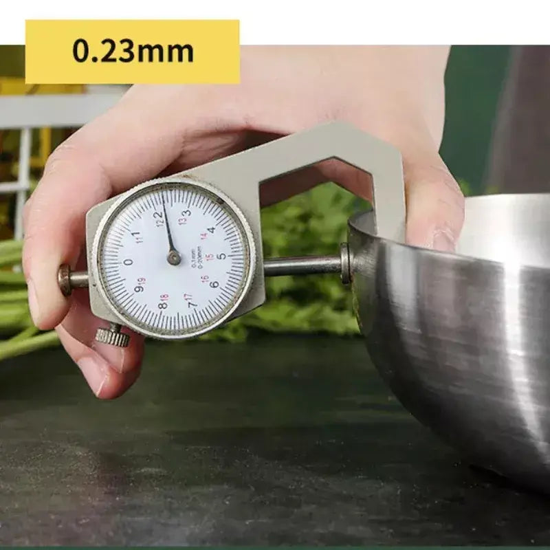 Frigideira antiaderente de aço inoxidável 304, panela de bife frito, sem revestimento, panelas de cozinha para fogão a gás e fogão de indução