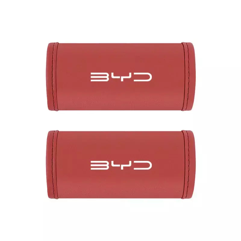 2 pçs carro anti deslizamento puxar luva interior do carro alça de couro protetor capa para byd tang s7 g3 m6 f3 atto 3 e6 qing yuan canção f3r