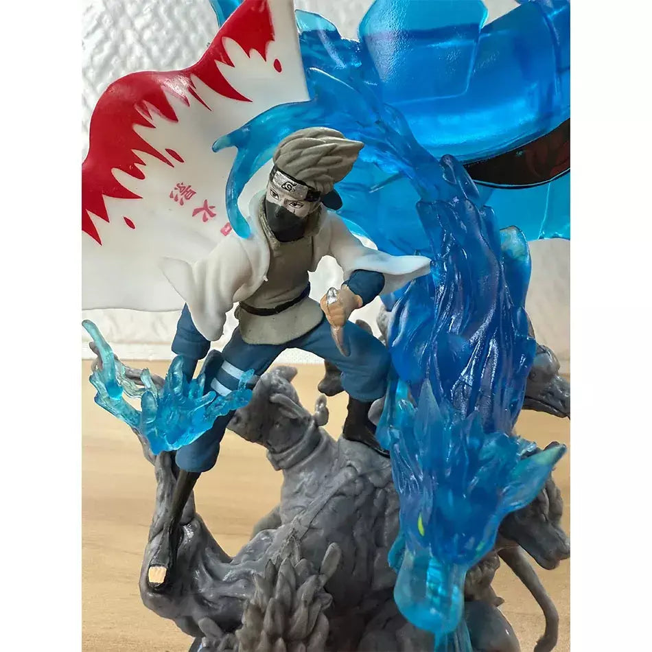 Naruto gk anime hokage cs 6th geração mu kakashi personagens de desenhos animados ornamentos de mesa shuriken figuras de ação pvc modelo presentes