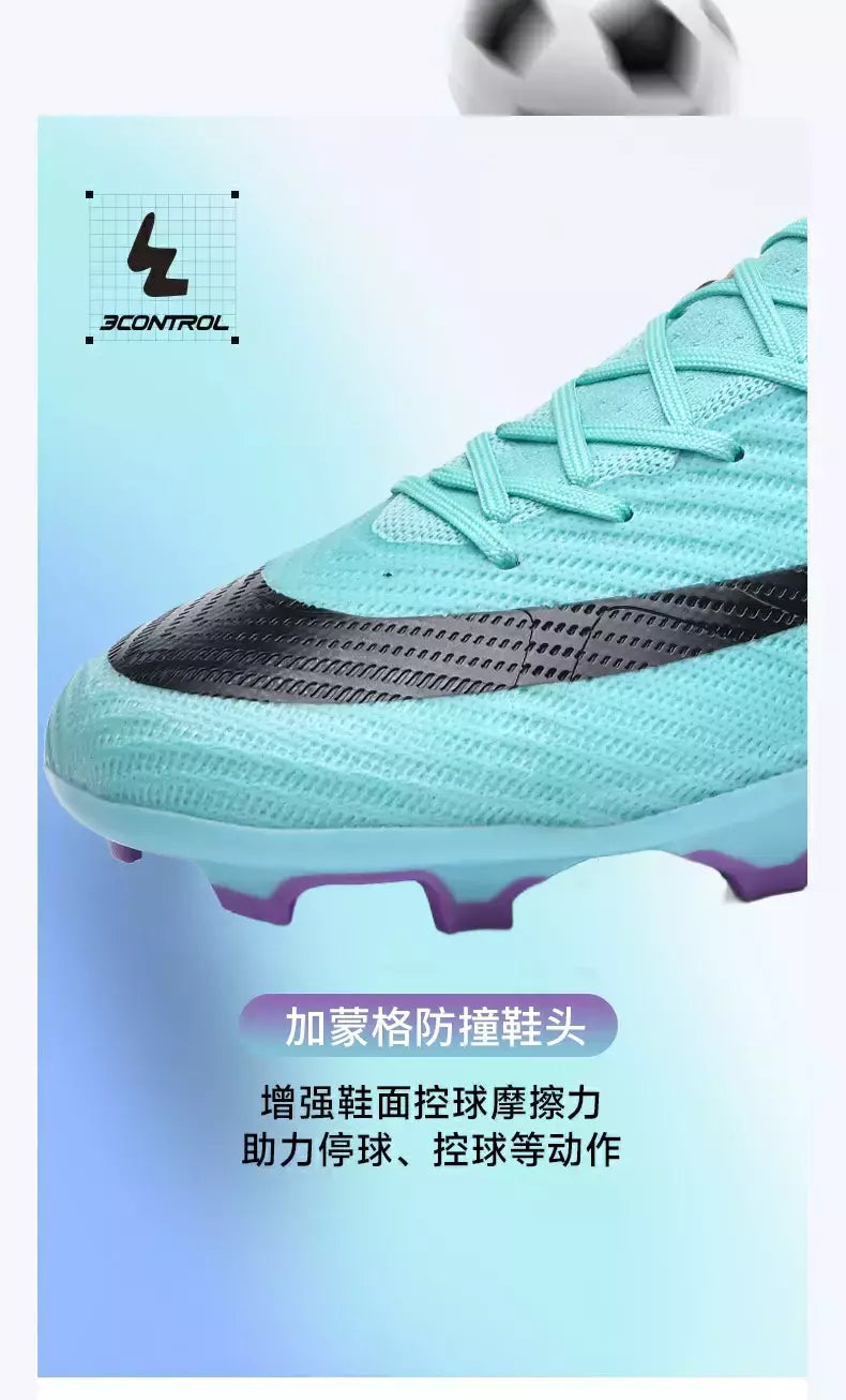 Sapatos de futebol antiderrapantes profissionais para homens, botas de treinamento Grass Society, grampos de qualidade superior, botas originais, novos