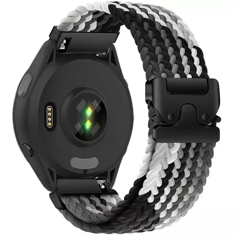 Pulseira de paraquedas de 20mm 22mm para garmin venu 4 3 2 sq band para forerunner 165/255/265/570 pulseira vivoactive 4 5 6 pulseira