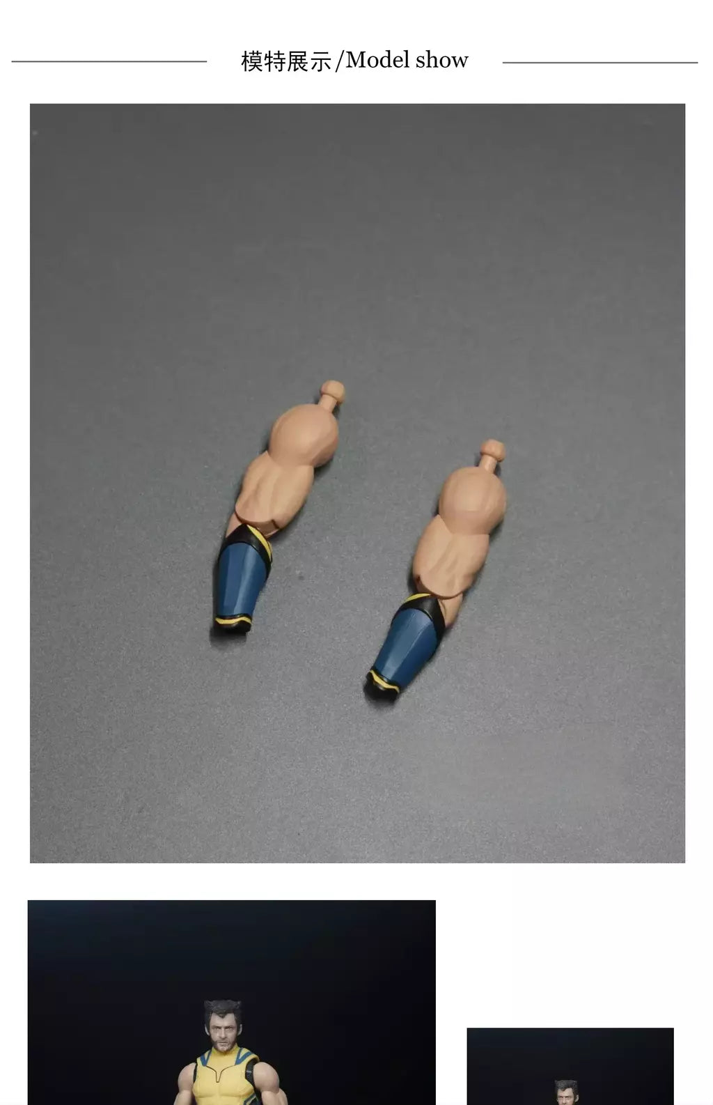 Em estoque manipula estúdio 1/12 wolverine braços substituíveis modelo acessório apto para ml lobo tio hugh jackman figura de ação decorações