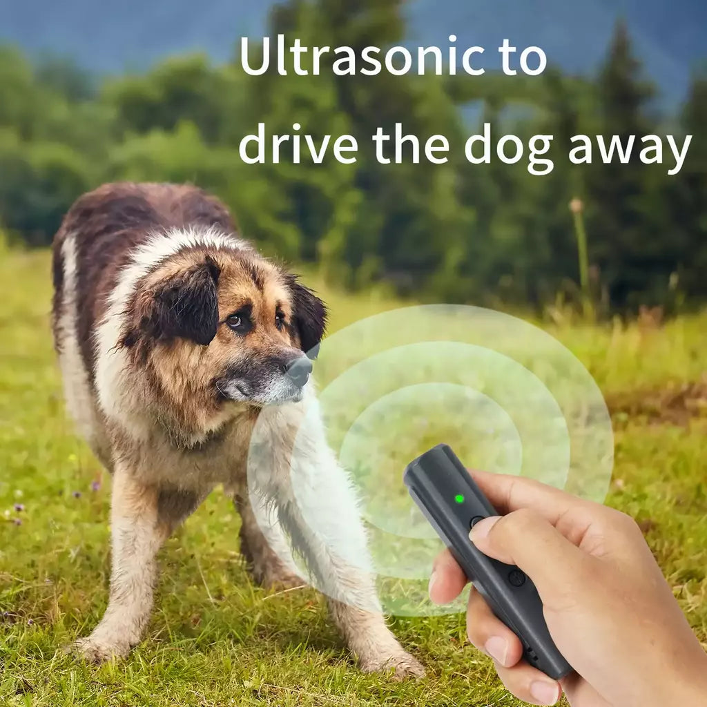 Repelente ultrassônico de cães, dispositivo recarregável por usb, portátil, treinador de cães, dispositivo antilatido com cordão indicador led