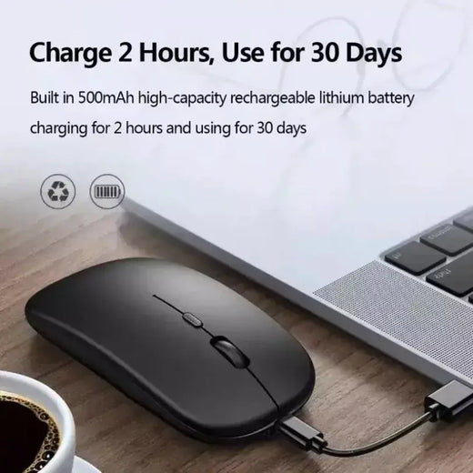 Rato de jogo recarregável sem fio portátil ergonômico silencioso e mágico adequado para computadores portáteis tablets ipad telefone