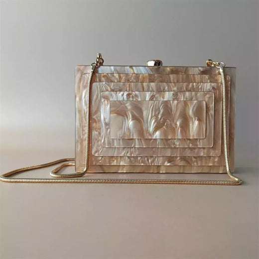 Saco de noite de luxo acrílico para mulheres, sacos na moda, bolsas de marca verde, bege, festa, casual, caixa bonito, mini embreagem, bolsa, carteira, carteira, novo