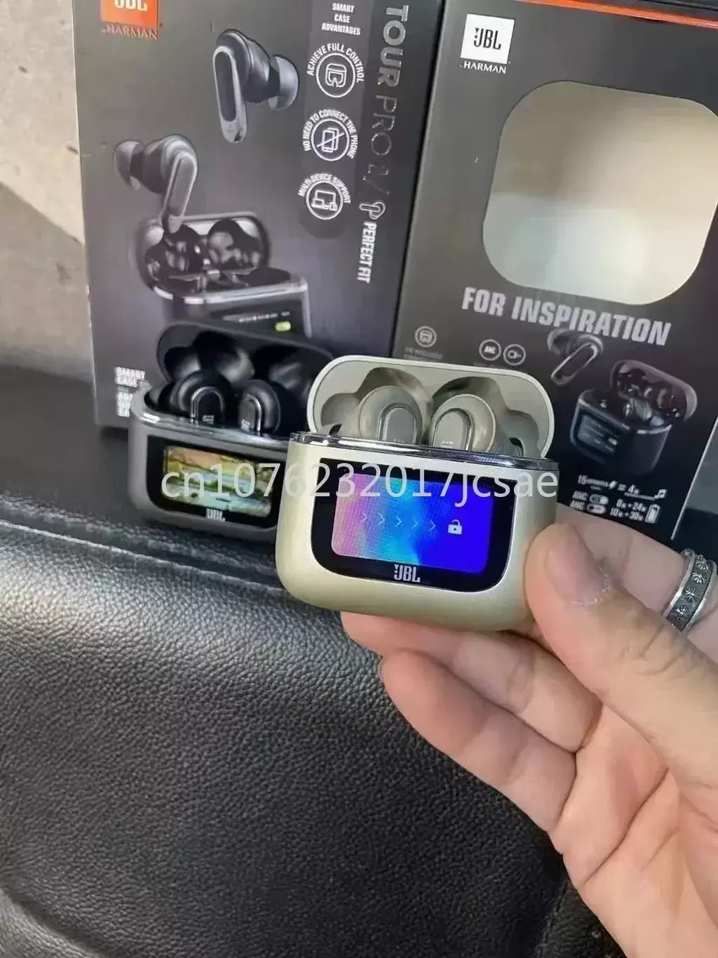 Original jbl tour pro 2 verdadeiro sem fio bluetooth fones de ouvido estéreo esportes com tela lcd inteligente versão hk