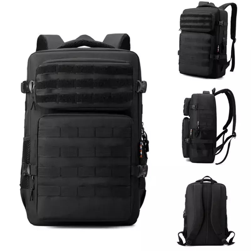 Impermeável Outdoor Tactical Mochilas, Molle Nylon Mochila, Esportes, Camping, Caminhadas, Trekking, Caça, 35L, 1000D