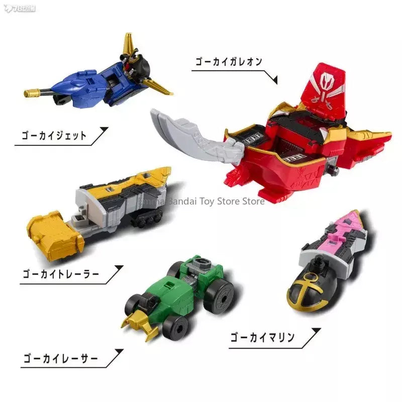 Bandai DX Robô UCHU SENTAI KYURANGER Anime Kaizouku Sentai Gokaiger Kaizouku Sentai Gokaiger Figuras de ação