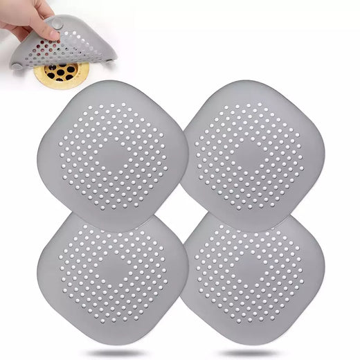 Silicone Shower Drain Plug, Hair Catcher, Stopper, Filtro de água para pia de cozinha, Banheiro Floor Bathtub, Home Acessórios