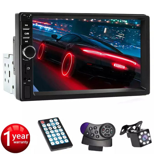 7 Polegada rádio do carro 1 din multimídia mp5 player espelho link tela de toque fm iso potência aux entrada bluetooth usb universal autoradio