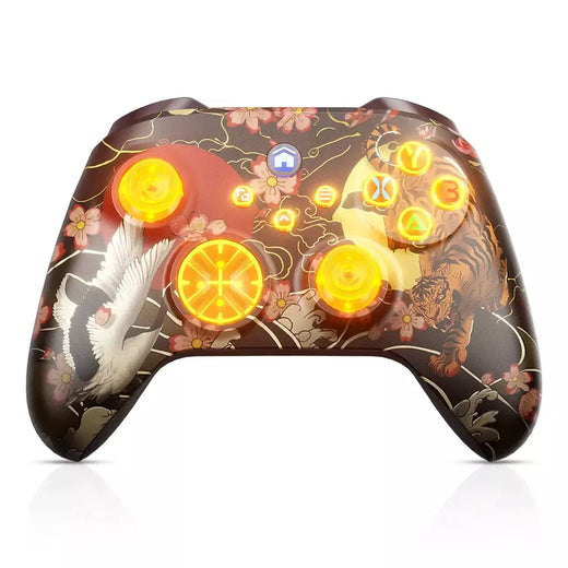 Gamrombo gamepads para xbox one/série s/x/pc controlador sem fio com efeito hall dupla vibração gaming joystick 6 eixos giroscópio func