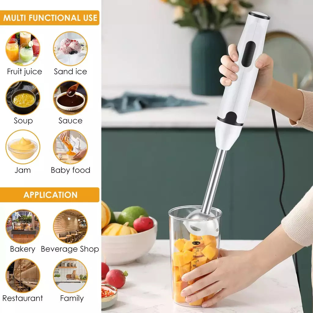 Liquidificador De Imersão De Aço Inoxidável De Grau Alimentício, Bastão Elétrico Em Casa, Gadgets De Cozinha De Molho De Purê De Sopa