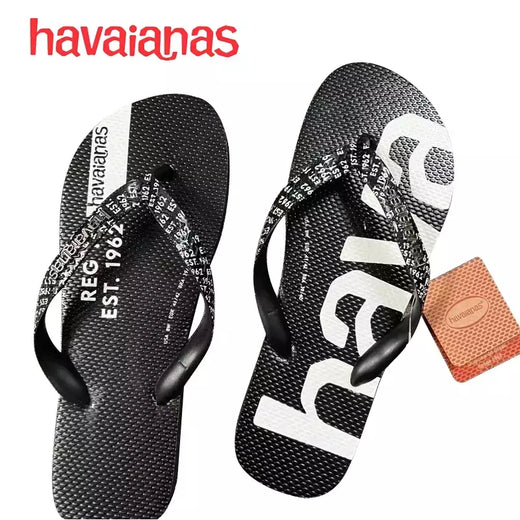 Havaianas-Sapatos de praia masculinos, antiderrapante para os pés, verão