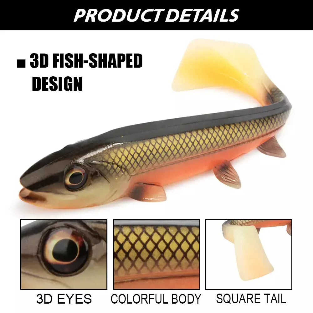 Spinpoler grande peixe macio isca de pesca com stinger rig gancho conjunto 14cm/18cm jigging corrico para água salgada mar pesca equipamento pesca
