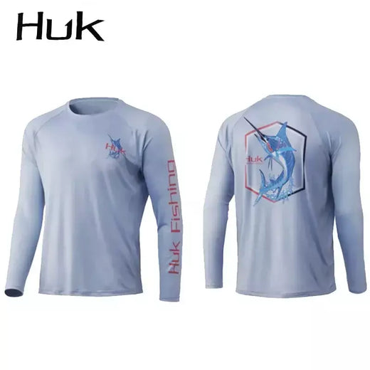 Camisas de pesca manga longa roupas de pesca homem ao ar livre verão upf 50 umidade wicking jérsei proteção uv vestuário