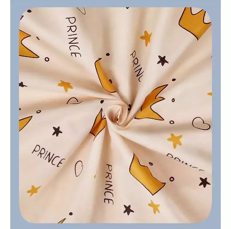 Universo Espaço Algodão cama do bebê Set, Crib Roupa de cama, Kids 'Bedroom Decor, Baby Girl and Boy's Crib, Bed Bumper, Bedsheet and Pillow, 6PCs